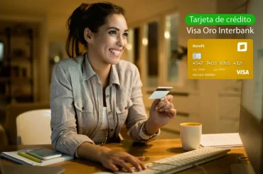 Tarjeta de crédito Visa oro de Interbank