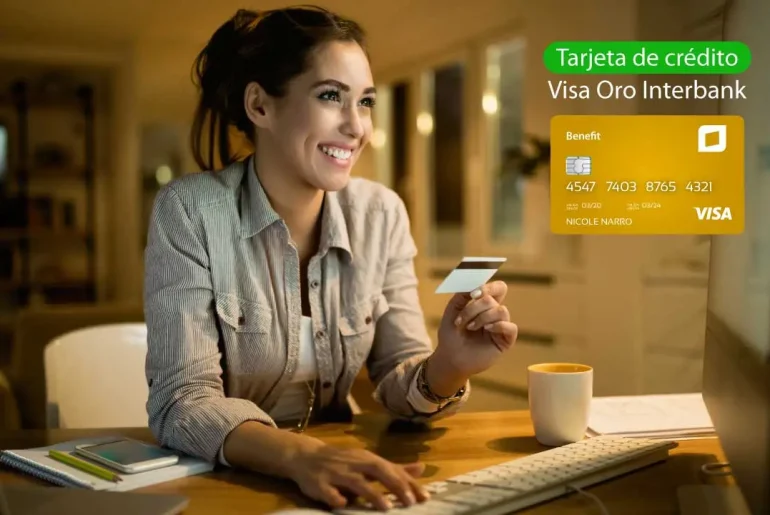 Tarjeta de crédito Visa oro de Interbank