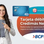 tarjeta débito Credimás Negocios del Bcp